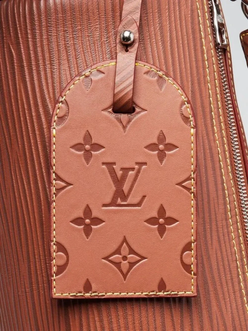 Louis Vuitton Brown Epi Leather Soft Polochon XL Bag